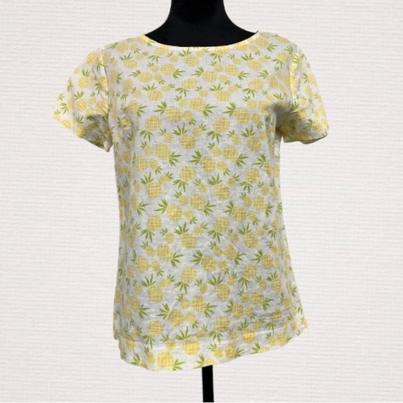 J Crew pineapple top size Extra Small - Picture 3 of 7